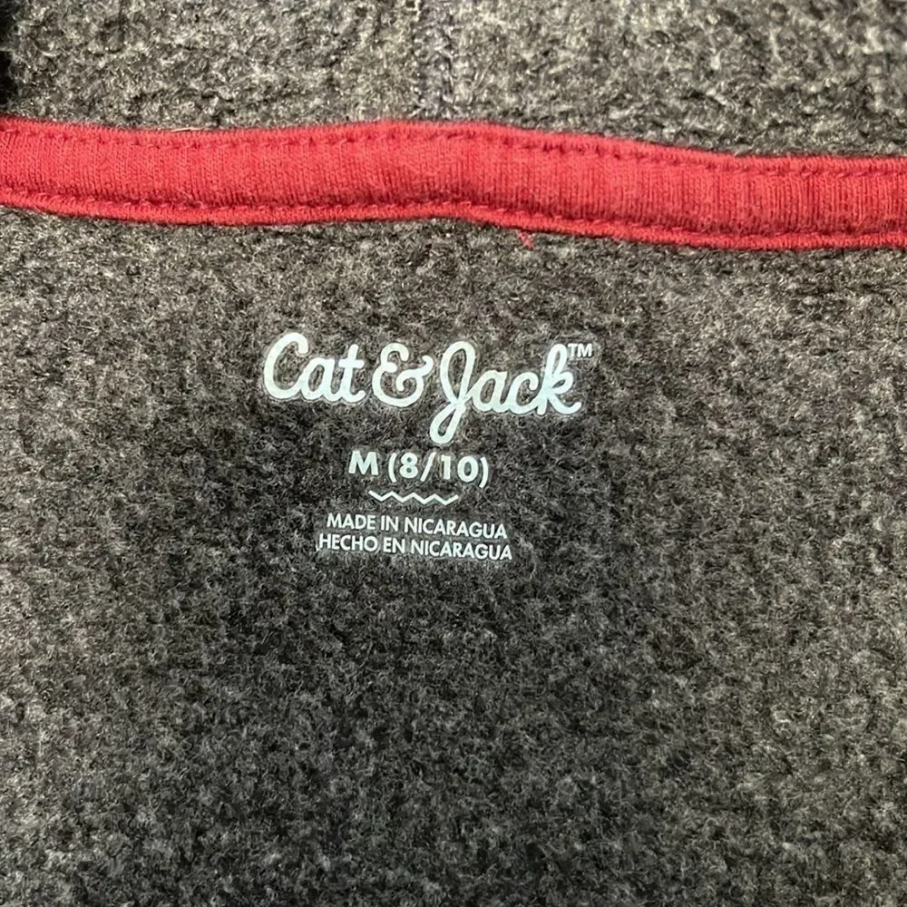 Cat & Jack zip up hoodie sweatshirt.  Size Boys Medium (8/10).
